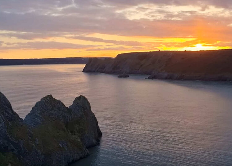 Photograpgh of South Wales coast