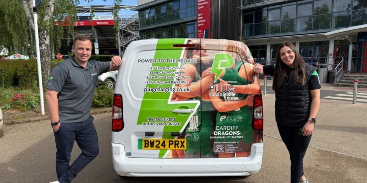 PLUG Charging joins LexisNexis Cardiff Dragons as first ever sustainability partner
